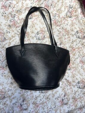 Louis Vuitton St. Jacques Large Black Epi Leather Tote Bag Refurbished 4/4/26